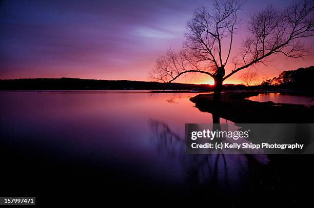 magenta sunset - conway south carolina stock pictures, royalty-free photos & images