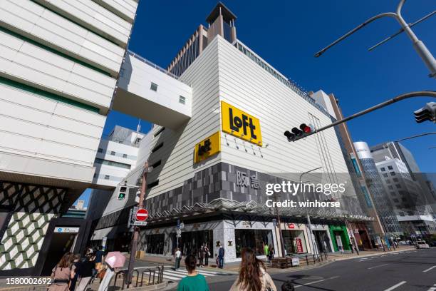 kobe hankyu department store in hyogo prefecture, japan - kobe japan stock pictures, royalty-free photos & images