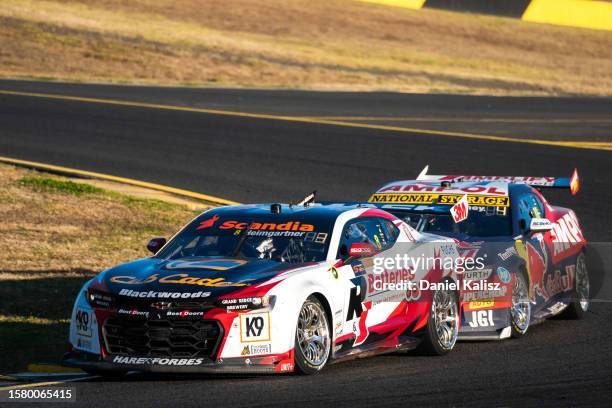 Andre Heimgartner driver of the R&J Batteries Chevrolet Camaro ZL1during the Beaurepaires Sydney SuperNight, part of the 2023 Supercars Championship...