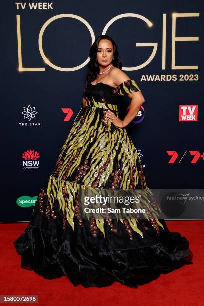 Suzanne Dredge attends the 63rd TV WEEK Logie Awards at The Star, Sydney on July 30, 2023 in Sydney, Australia.