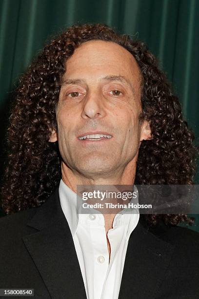 Kenny G performs at the reading of "Elfbot" at The Americana at Brand on December 7, 2012 in Glendale, California.