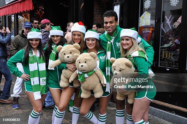 More than 700 runners participate in the 2012 Boston Santa Speedo Run, sponsored by Universal Studios Home Entertainment release of TED on DVD, as a...