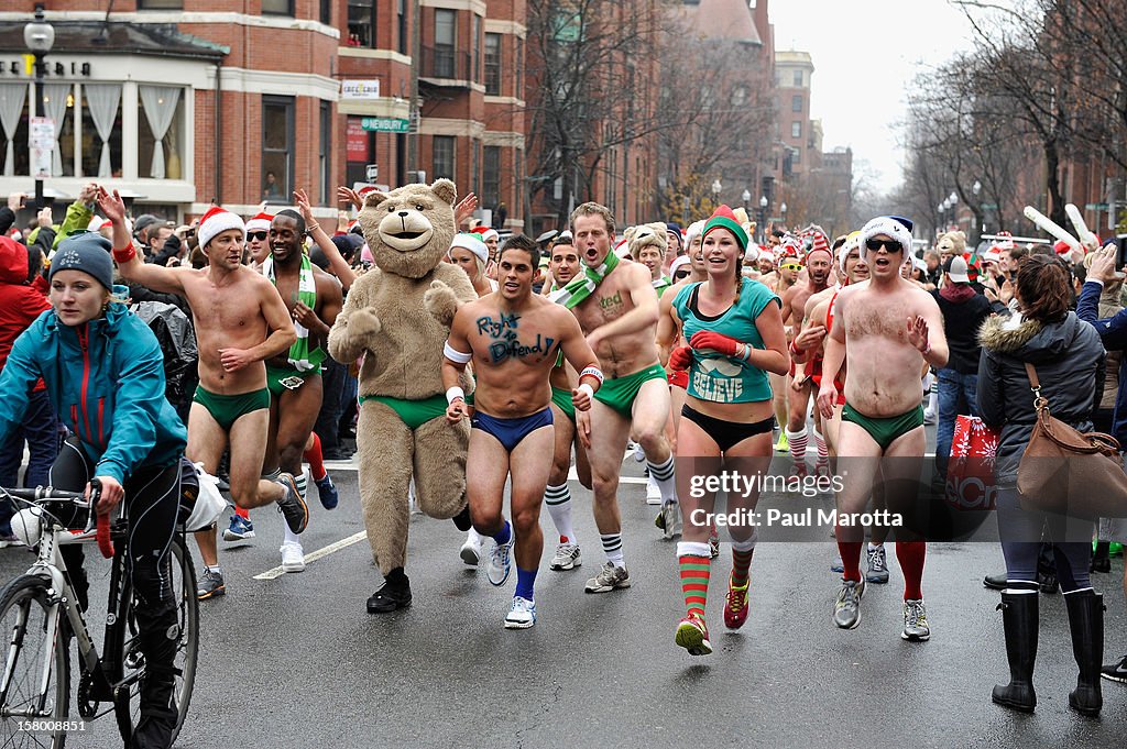 The 2012 Boston Santa Speedo Run
