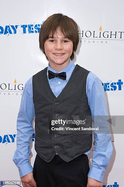 Actor Aidan Potter attends the Los Angeles Premiere of "3 Day Test" at Downtown Independent Theatre on December 8, 2012 in Los Angeles, California.