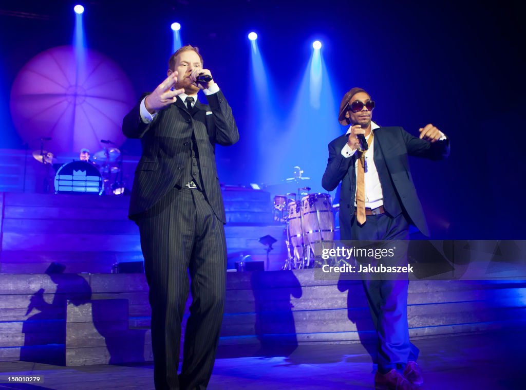 Seeed Singer Singers Peter Fox and Boundzound of the German reggae band Seeed ...