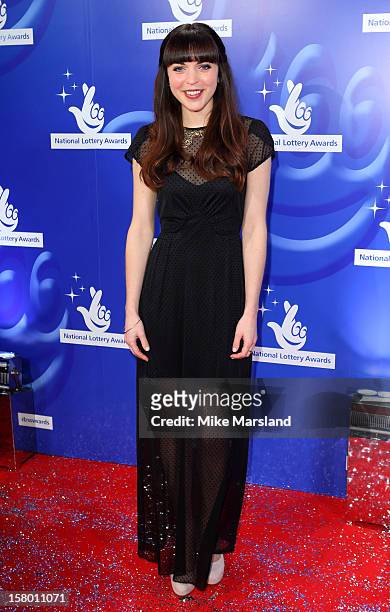 Rachel Bright attends The National Lottery Awards 2012, celebrating the UK's favourite Lottery-funded projects and the difference they make to their...