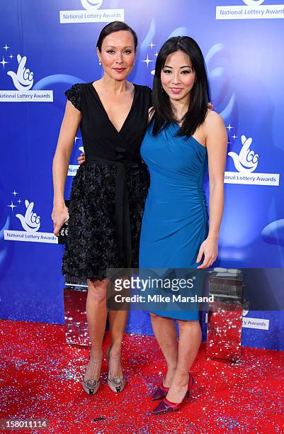 Amanda Mealing and Jing Lusi attend The National Lottery Awards 2012, celebrating the UK's favourite Lottery-funded projects and the difference they...