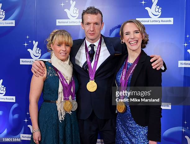 Sophie Wells, Richard Whitehead and Sophie Christiansen attend The National Lottery Awards 2012, celebrating the UK's favourite Lottery-funded...