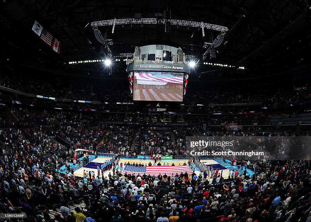 San Antonio Spurs v Charlotte Bobcats