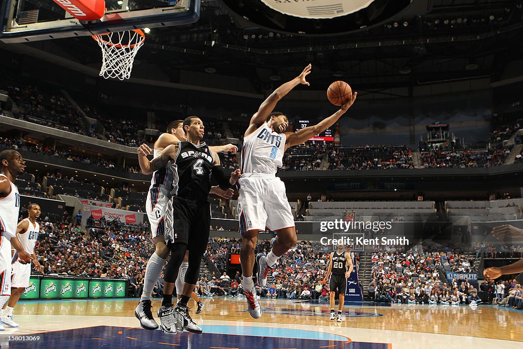 San Antonio Spurs v Charlotte Bobcats