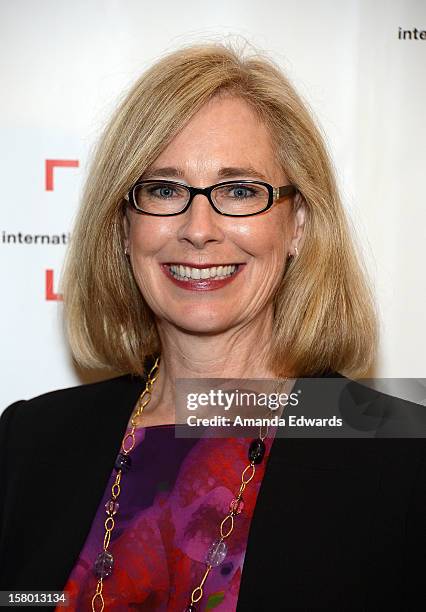 Writer Cathleen Young arrives at the International Documentary Association's 2012 IDA Documentary Awards at The Directors Guild Of America on...