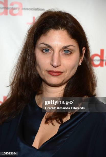 Director and producer Sari Gilman arrives at the International Documentary Association's 2012 IDA Documentary Awards at The Directors Guild Of...