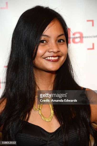 Producer Clarinda Morales arrives at the International Documentary Association's 2012 IDA Documentary Awards at The Directors Guild Of America on...