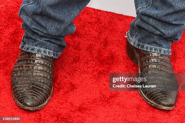 Musician Blake Shelton arrives at the JCPenney 12 day holiday giving tour performance at JCPenney on December 8, 2012 in Culver City, California.