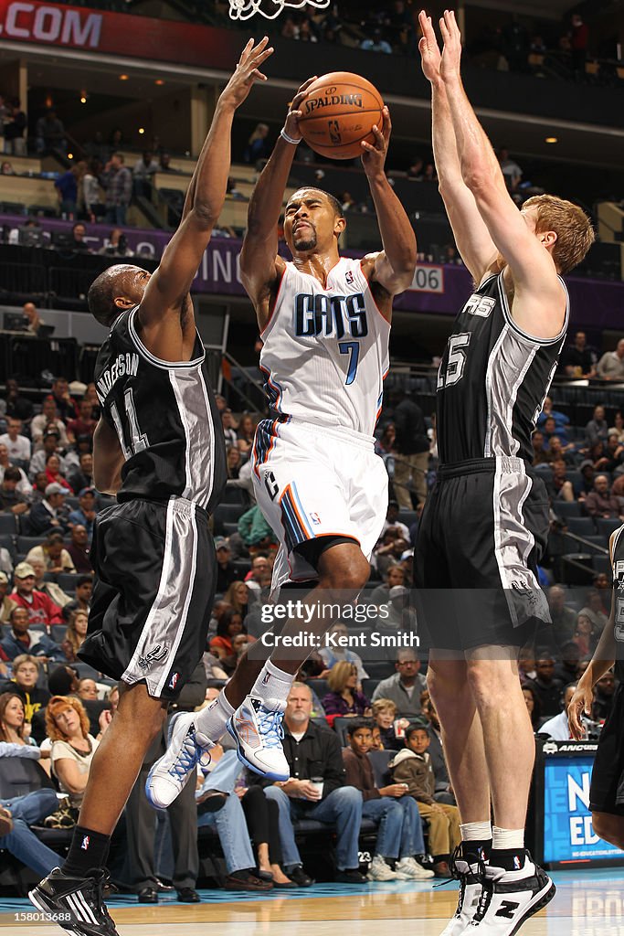 San Antonio Spurs v Charlotte Bobcats