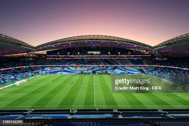 General view inside the stadium prior to the FIFA Women's World Cup Australia & New Zealand 2023 Group H match between Germany and Colombia at Sydney...