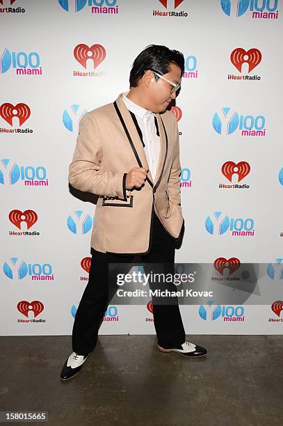 Psy attends the Y100's Jingle Ball 2012 at the BB&T Center on December 8, 2012 in Miami.