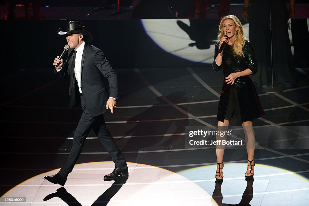 Faith Hill And Tim McGraw Open "Soul2Soul" Show At The Venetian In Las Vegas