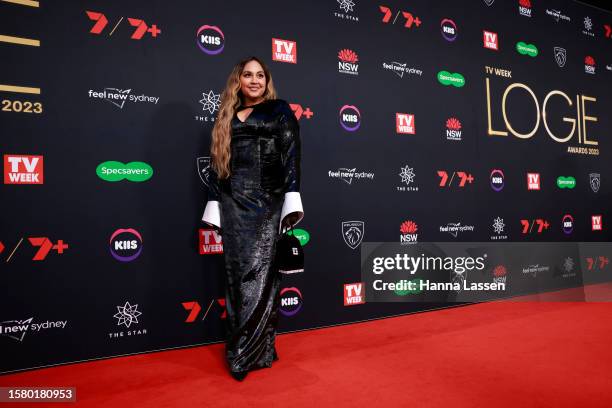 Jessica Mauboy attends the 63rd TV WEEK Logie Awards at The Star, Sydney on July 30, 2023 in Sydney, Australia.