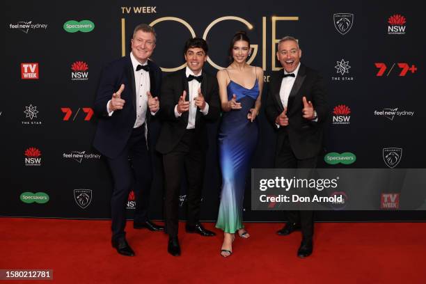 Members of 'The Wiggles' attends the 63rd TV WEEK Logie Awards at The Star, Sydney on July 30, 2023 in Sydney, Australia.