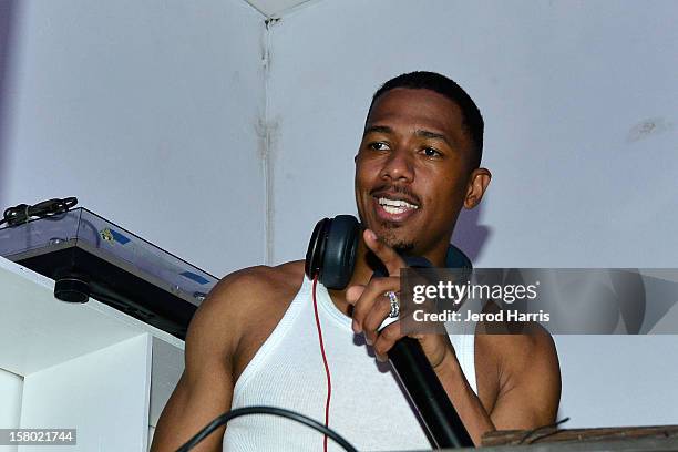 Nick Cannon DJ's at Pastry Shoes "Skate & Donate" benefitting Toys For Tots on December 8, 2012 in Glendale, California.