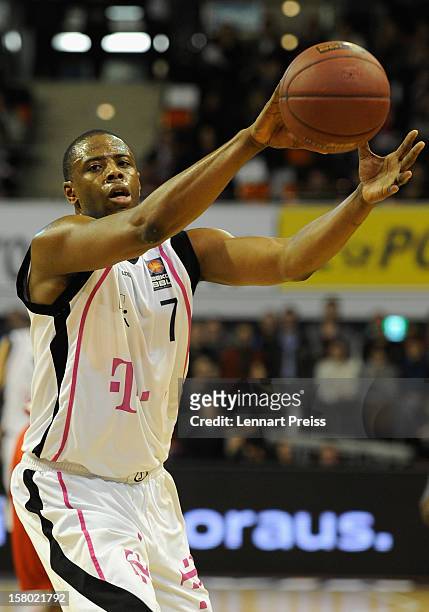 Patrick Ewing Jr. Of Bonn in action during the Beko Basketball match between FC Bayern Muenchen and Telekom Baskets Bonn at Audi-Dome on December 9,...