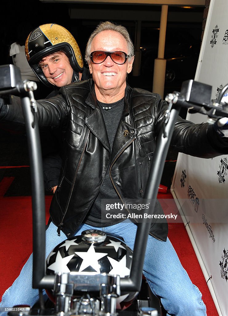 The Launch Of Peter Fonda's New Men's Fashion Line And Protective Riding Gear Collection For Troy Lee Designs