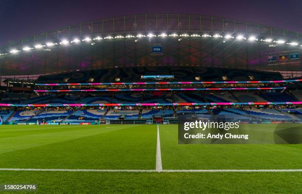 General view of Sydney Football Stadium ahead of the FIFA Women's World Cup Australia & New Zealand 2023 Group H match between Germany and Colombia...