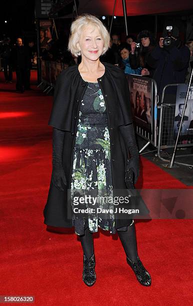 Dame Helen Mirren attends the Hitchcock UK Premiere at the BFI NFT on December 9, 2012 in London, England.