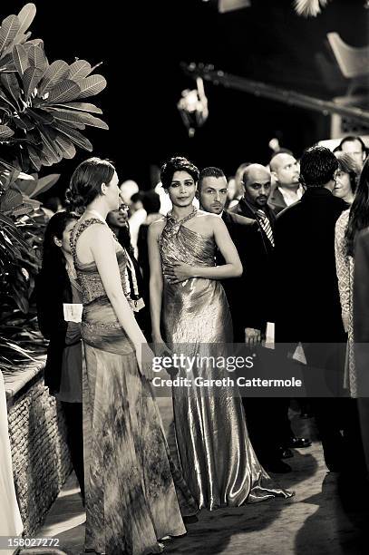 Actress Freida Pinto attends the "Life of PI" Opening Gala during day one of the 9th Annual Dubai International Film Festival held at the Madinat...