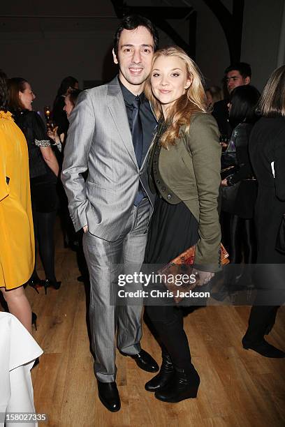 Ralf Little and Natalie Dormer attend the VIP backstage dinner ahead of this years Old Vic 24 Hour Musicals Celebrity Gala at The Old Vic Theatre on...