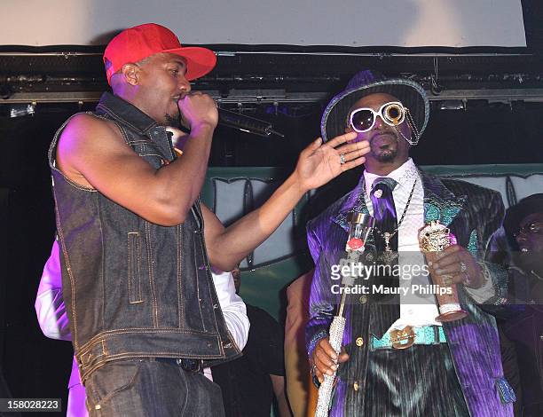 Nick Cannon and Bishop Don "Magic" Juan attend The Official International Players Ball 2012 and birthday celebration for Arch Bishop Don Magic Juan...