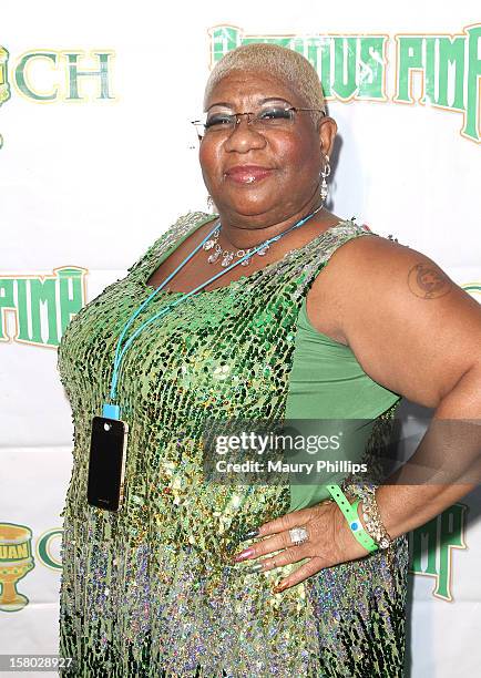 Actress Luenell Campell attends The Official International Players Ball 2012 and birthday celebration for Arch Bishop Don Magic Juan at Key Club on...