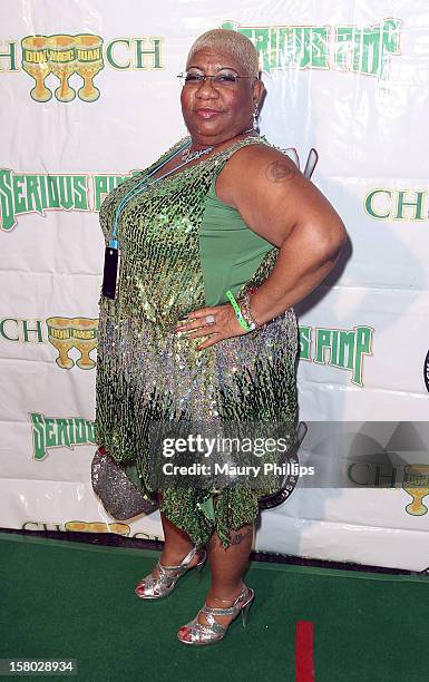 Attends The Official International Players Ball 2012 and birthday celebration for Arch Bishop Don Magic Juan at Key Club on December 8, 2012 in West...