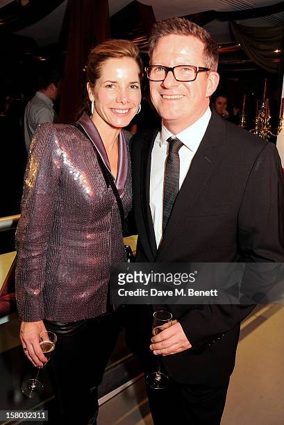 Darcey Bussell and Matthew Bourne attend an after party following the press night performance of Matthew Bourne's Sleeping Beauty at Sadler's Wells...