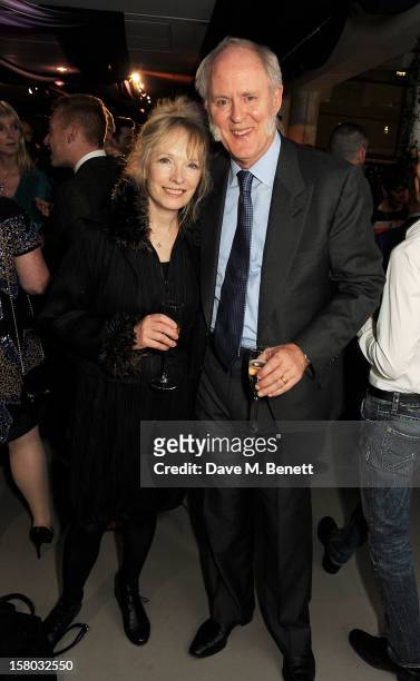 Lindsay Duncan and John Lithgow attend an after party following the press night performance of Matthew Bourne's Sleeping Beauty at Sadler's Wells...