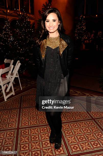 Singer Demi Lovato attends TNT Christmas in Washington 2012 at National Building Museum on December 9, 2012 in Washington, DC. 23098_003_KM_0479.JPG