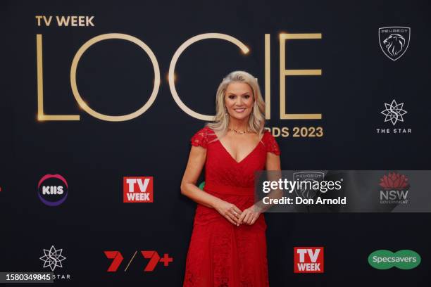 Sandra Sully attends the 63rd TV WEEK Logie Awards at The Star, Sydney on July 30, 2023 in Sydney, Australia.