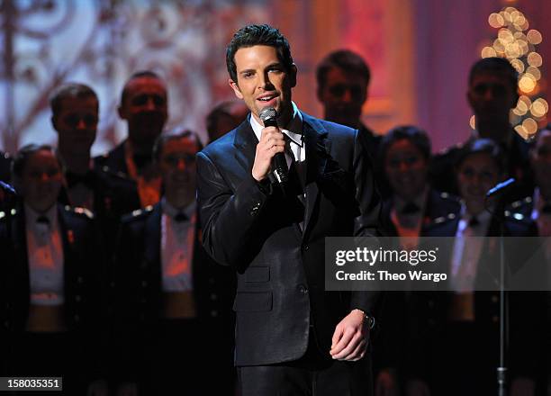 Singer Chris Mann performs onstage during TNT Christmas in Washington 2012 at National Building Museum on December 9, 2012 in Washington, DC....