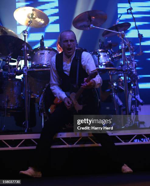 Francis Rossi of Status Quo performs at Quofestive at the BIC on December 9, 2012 in Bournemouth, England.