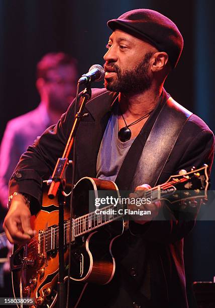 Guest musician at The Last Waltz Tribute Concert at The Warfield Theater on November 24, 2012 in San Francisco, California.