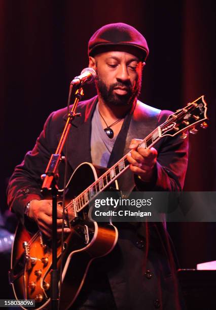 Guest musician at The Last Waltz Tribute Concert at The Warfield Theater on November 24, 2012 in San Francisco, California.