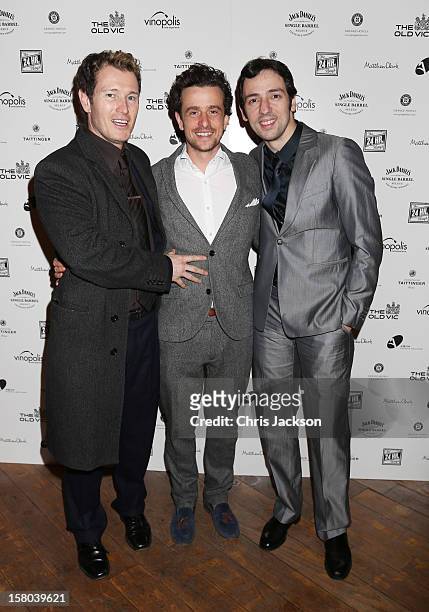 Nick Moran, Hamish Jenkinson and Ralf Little attends the post-show party, The 25th Hour, following The Old Vic's 24 Hour Musicals Celebrity Gala 2012...