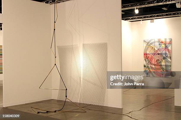 General view of atmosphere at Art Basel Miami Beach 2012 at the Miami Beach Convention Center on December 9, 2012 in Miami Beach, Florida.