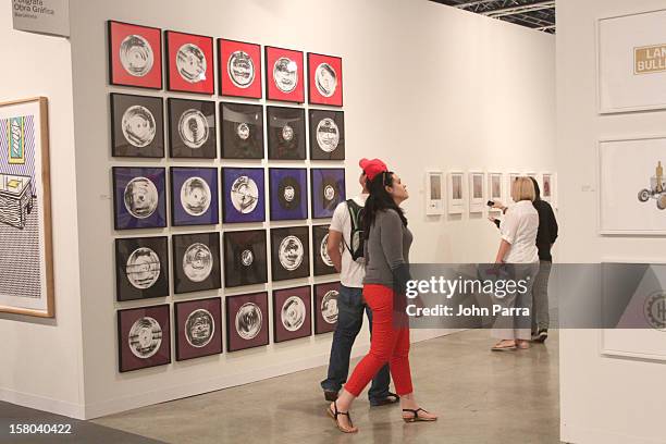 General view of atmosphere at Art Basel Miami Beach 2012 at the Miami Beach Convention Center on December 9, 2012 in Miami Beach, Florida.