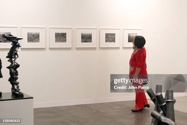 General view of atmosphere at Art Basel Miami Beach 2012 at the Miami Beach Convention Center on December 9, 2012 in Miami Beach, Florida.