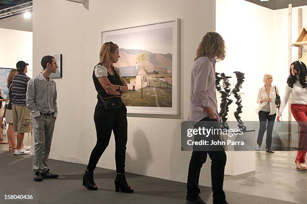 General view of atmosphere at Art Basel Miami Beach 2012 at the Miami Beach Convention Center on December 9, 2012 in Miami Beach, Florida.