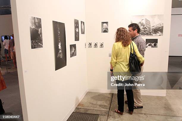 General view of atmosphere at Art Basel Miami Beach 2012 at the Miami Beach Convention Center on December 9, 2012 in Miami Beach, Florida.