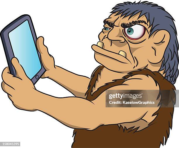 Caveman Vs Computer 63 Caveman Technology Stock Photos, High-Res Pictures, and Images ...