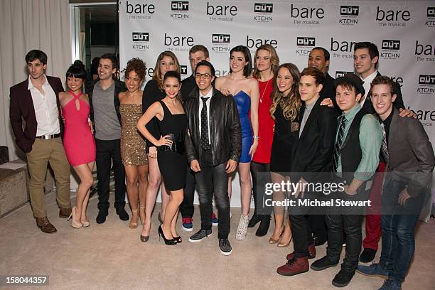 Cast members attend "BARE The Musical" Opening Night After Party at Out Hotel on December 9, 2012 in New York City.